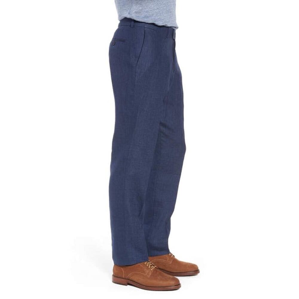 NWT Kroon Andrew Blue Active Linen Pants Size 38RW